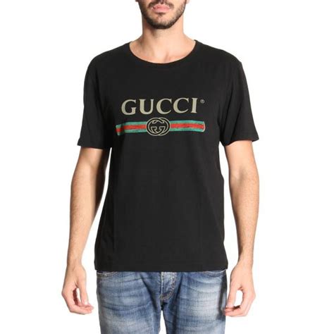 mens gucci t short|Gucci t shirt men's singapore.